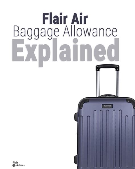 flyflair baggage allowance|flair baggage dimensions.